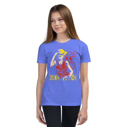 One Piece t-shirt youth Portgas D Ace cotton