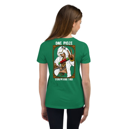 One Piece t-shirt youth Trafalgar Law cotton Kelly