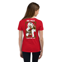 One Piece t-shirt youth Trafalgar Law cotton Red