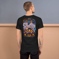 One Piece t-shirts anime pure cotton clothes novelty Black Heather