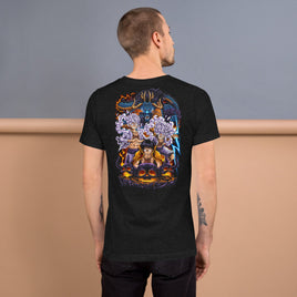One Piece t-shirts anime pure cotton clothes novelty Black Heather