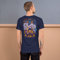 One Piece t-shirts anime pure cotton clothes novelty Navy