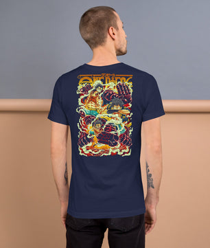 One Piece t-shirts vintage pure cotton short sleeve t-shirt - Lusy Store LLC