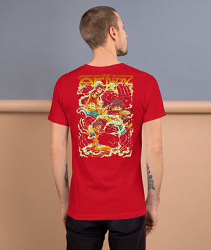 One Piece t-shirts vintage pure cotton short sleeve t-shirt - Lusy Store LLC