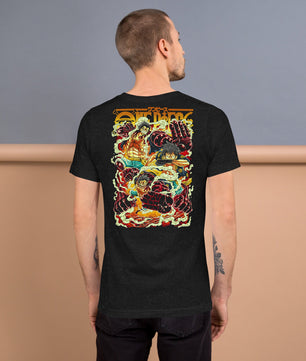 One Piece t-shirts vintage pure cotton short sleeve t-shirt - Lusy Store LLC