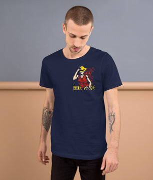 One Piece t-shirts vintage pure cotton short sleeve t-shirt - Lusy Store LLC