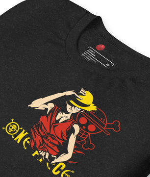 One Piece t-shirts vintage pure cotton short sleeve t-shirt - Lusy Store LLC