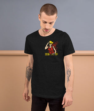 One Piece t-shirts vintage pure cotton short sleeve t-shirt - Lusy Store LLC