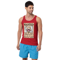 One Piece tank top for men OPP1 Red