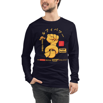 One Piece unisex long tee cotton