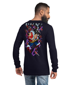 One Piece unisex long tee cotton comfortable - Lusy Store LLC