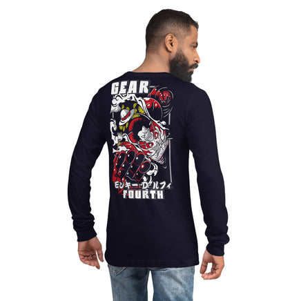 One Piece unisex long tee cotton you have dreamed of and more Navy