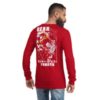 One Piece unisex long tee cotton you have dreamed of and more Red