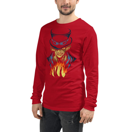 One Piece unisex long tee Trafalgar Law cotton