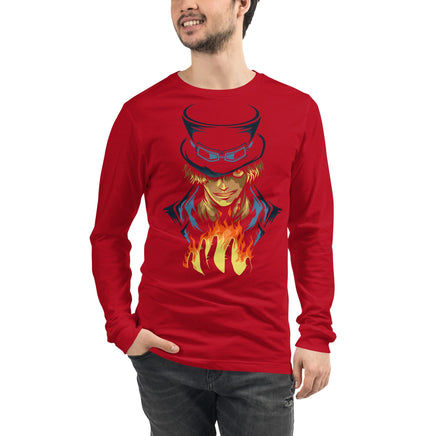 One Piece unisex long tee Trafalgar Law cotton