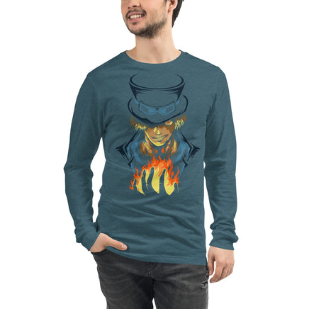 One Piece unisex long tee Trafalgar Law cotton