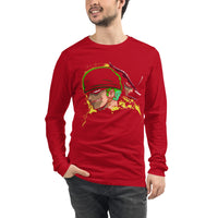 One Piece unisex long tee Zoro Roronoa cotton