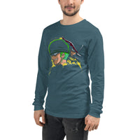 One Piece unisex long tee Zoro Roronoa cotton