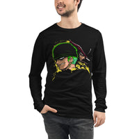 One Piece unisex long tee Zoro Roronoa cotton