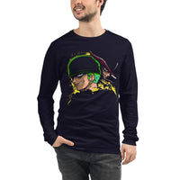 One Piece unisex long tee Zoro Roronoa cotton