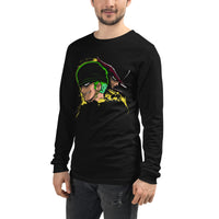 One Piece unisex long tee Zoro Roronoa cotton