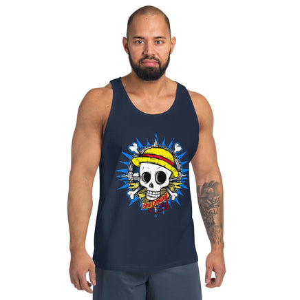 One Piecemens tank top Portgas D Ace cotton