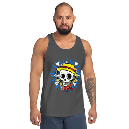 One Piecemens tank top Portgas D Ace cotton
