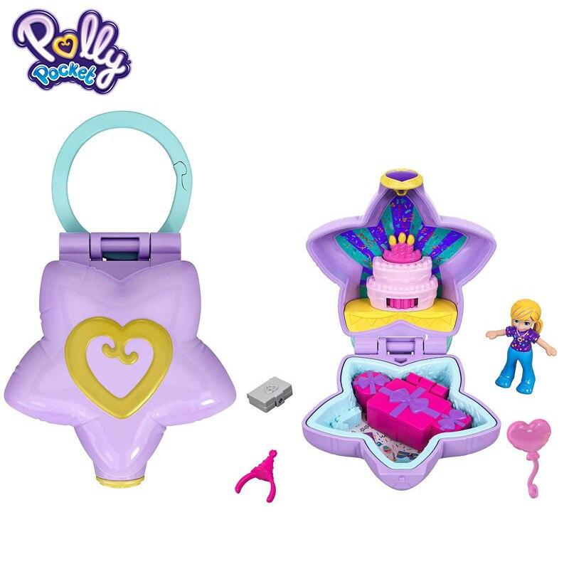 Original Polly Pocket 90s Hidden World Mini Scene Girls Home Toys for Children - Lusy Store