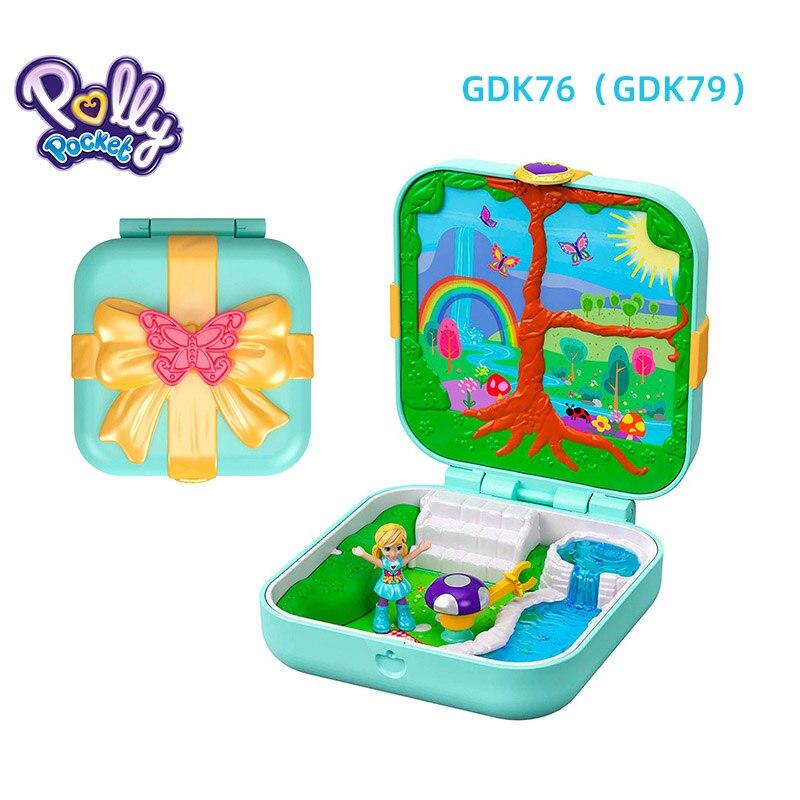 Original Polly Pocket 90s Hidden World Mini Scene Girls Home Toys for Children - Lusy Store