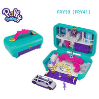 Original Polly Pocket 90s Hidden World Mini Scene Girls Home Toys for Children Green