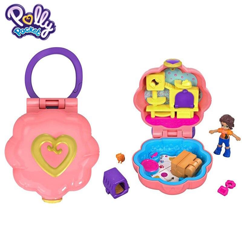 Original Polly Pocket 90s Hidden World Mini Scene Girls Home Toys for Children - Lusy Store