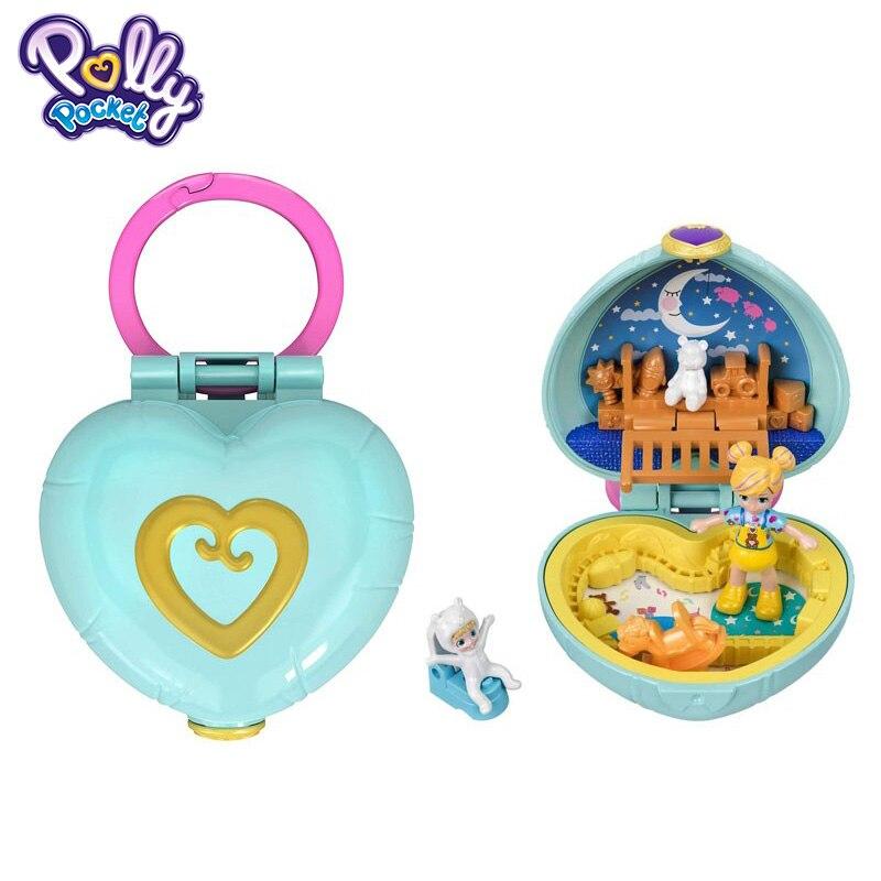 Original Polly Pocket 90s Hidden World Mini Scene Girls Home Toys for Children - Lusy Store