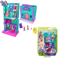 Original Polly Pocket 90s Mini Lovely Hidden World Kid Toys Girls Gift Doll Pink Green