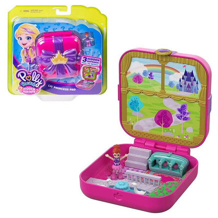 Original Polly Pocket 90s Mini Lovely Hidden World Kid Toys Girls Gift Doll Pink