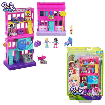 Original Polly Pocket 90s Mini Lovely Hidden World Kid Toys Girls Gift Doll Pink Blue