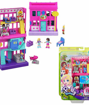 Original Polly Pocket 90s Mini Lovely Store Box Kid Toys Girls Gift Doll - Lusy Store