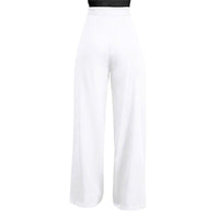 Palazzo Pants For Women Casual Loose High Waist Wide Leg Pants D375 - Lusy Store