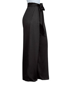 Palazzo Pants For Women Casual Loose High Waist Wide Leg Pants D375 - Lusy Store