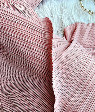 Pantsuit Dress Elastic Waist Pants Casual Style 2023 Pleated Suit Stand Collar Gauze D383 - Lusy Store