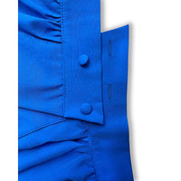 Pantsuit Dress New Bat Sleeve Shirt Wide-legged Pants Casual Set Elegant V-neck Office D382