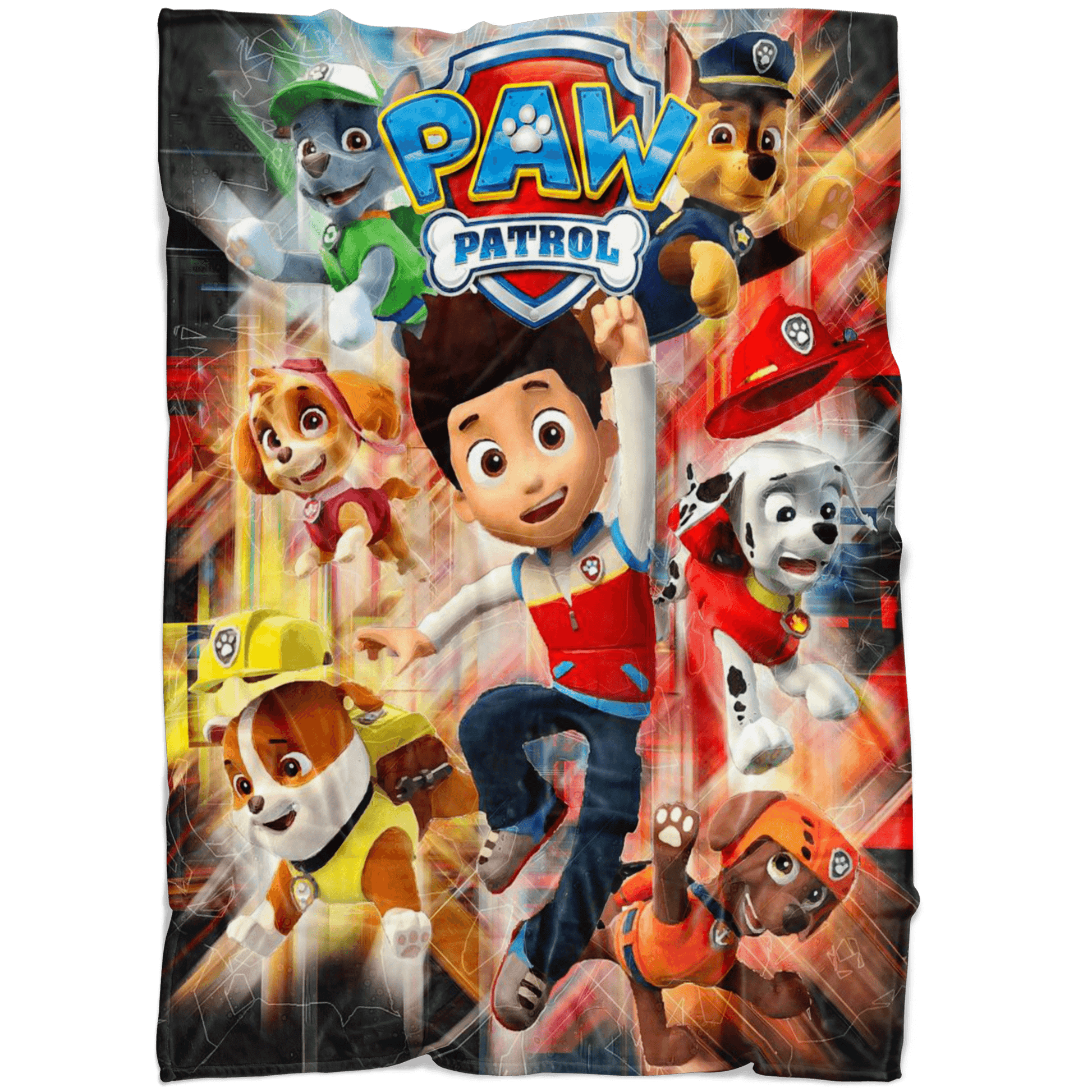 Paw Patrol Fleece Blanket Abstract Blanket Supremely Soft - Lusy Store