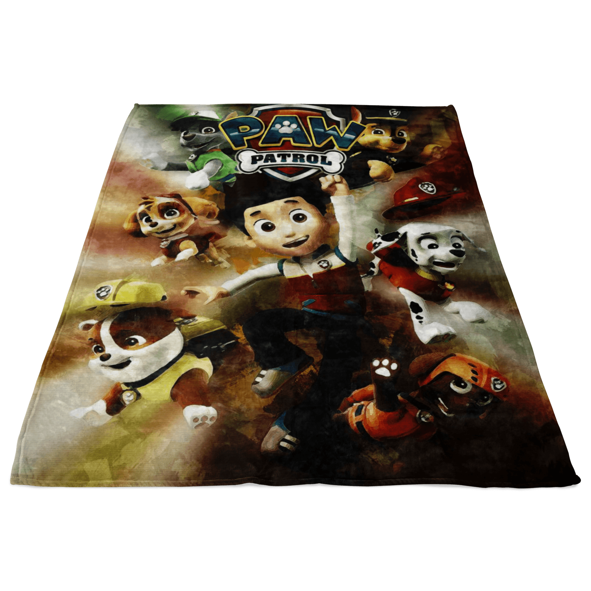Paw Patrol Fleece Blanket Acrylic Painting Blanket - Lusy Store