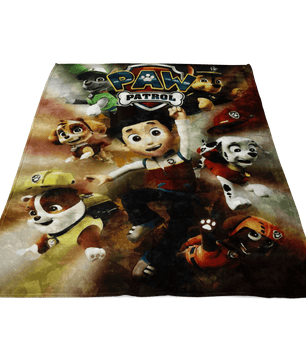 Paw Patrol Fleece Blanket Acrylic Painting Blanket - Lusy Store