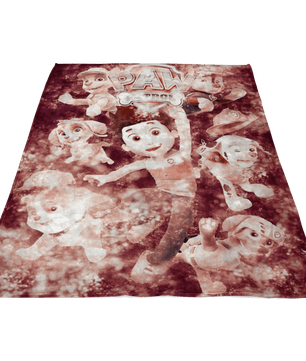 Paw Patrol Fleece Blanket Animated Allure Pink Blanket - Lusy Store
