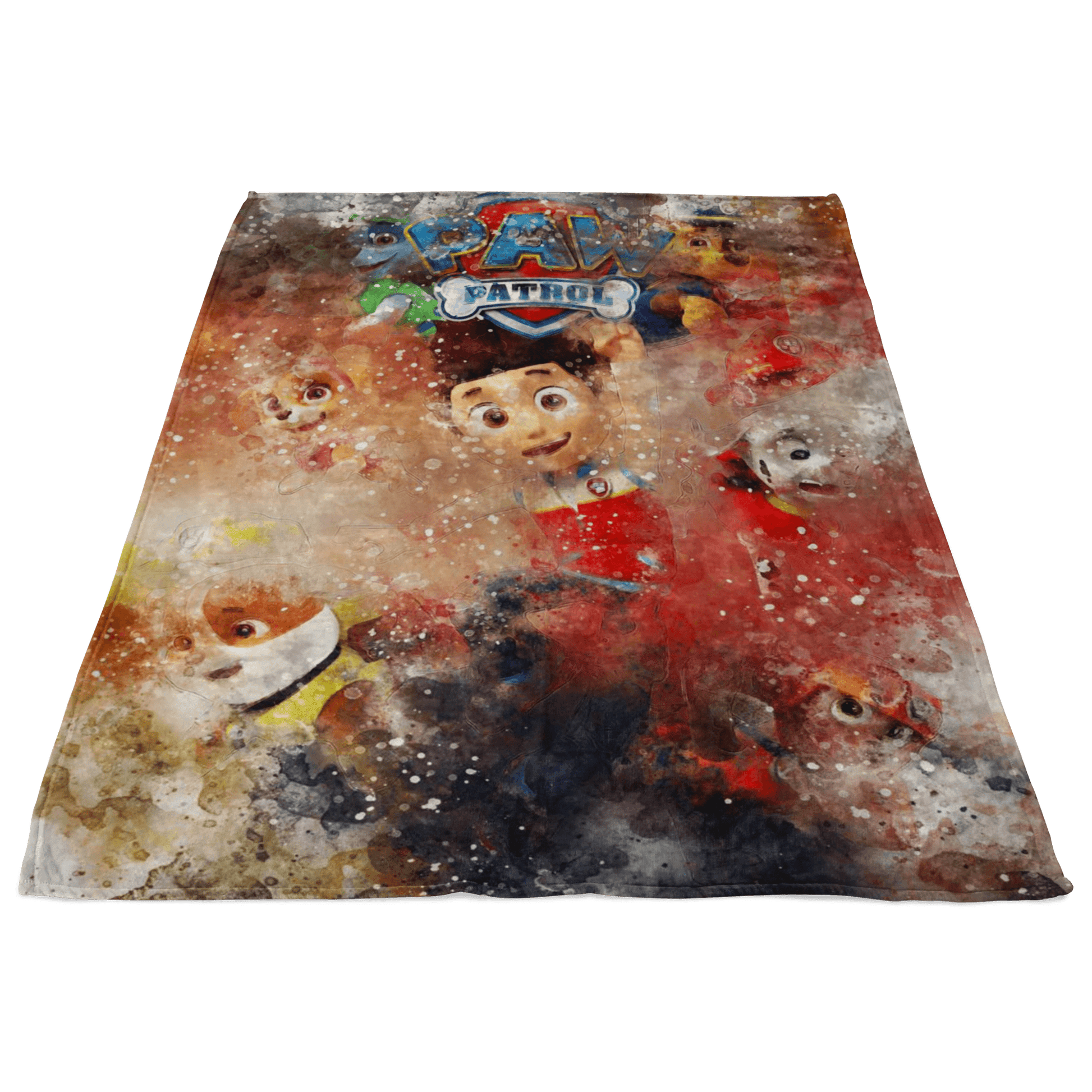 Paw Patrol Fleece Blanket Aquarelle Red Blanket - Lusy Store