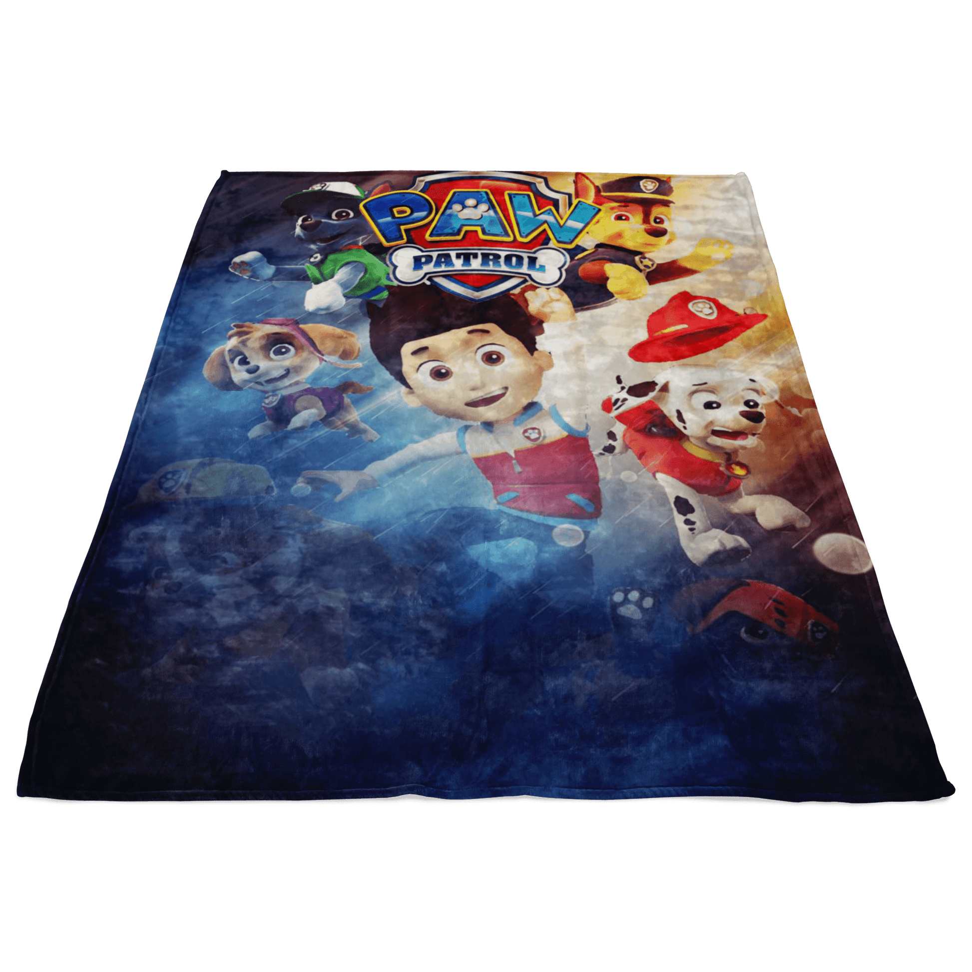 Paw Patrol Fleece Blanket Battlefield Blue Blanket - Lusy Store
