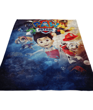 Paw Patrol Fleece Blanket Battlefield Blue Blanket - Lusy Store