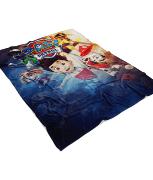 Paw Patrol Fleece Blanket Battlefield Blue Blanket - Lusy Store