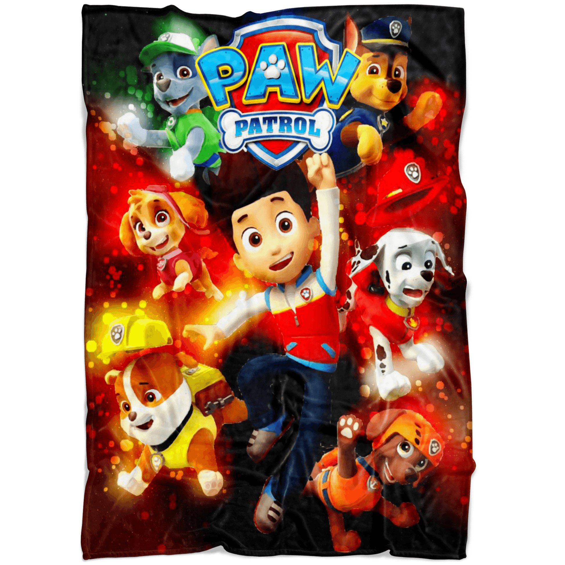 Paw Patrol Fleece Blanket Brightum Red Blanket - Lusy Store