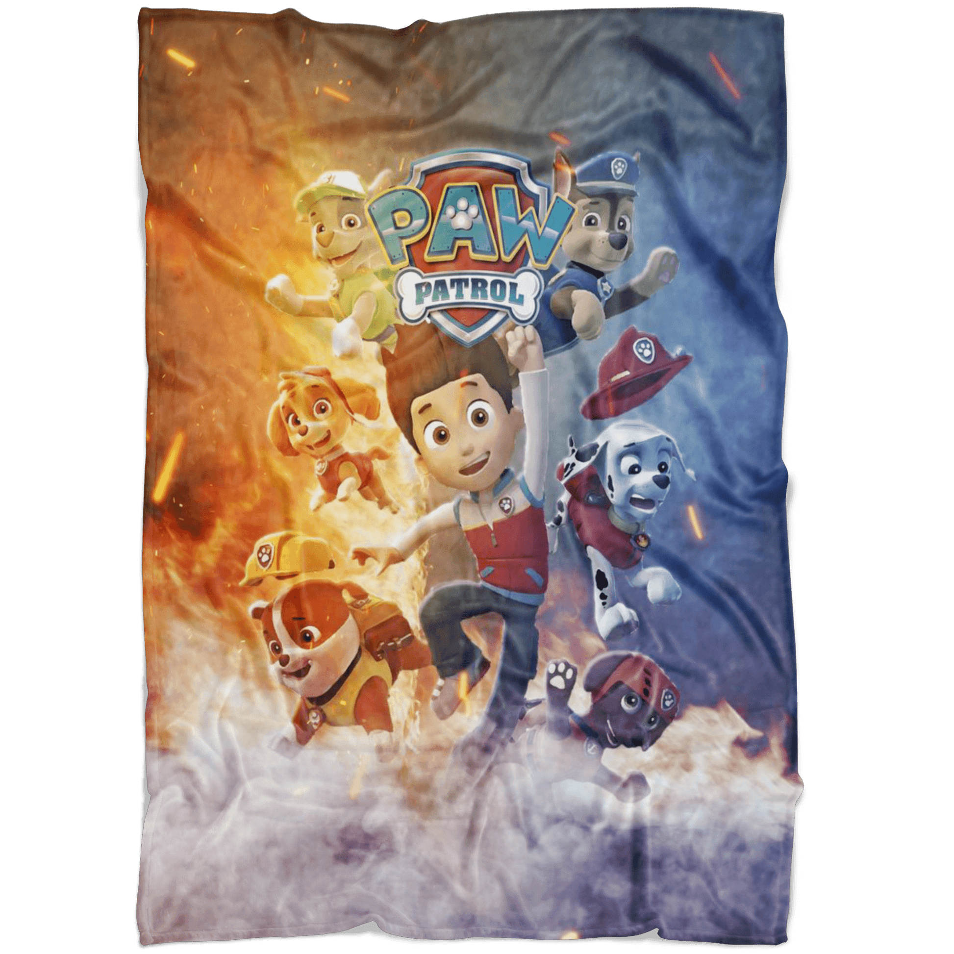 Paw Patrol Fleece Blanket Champions Colorful Blanket - Lusy Store